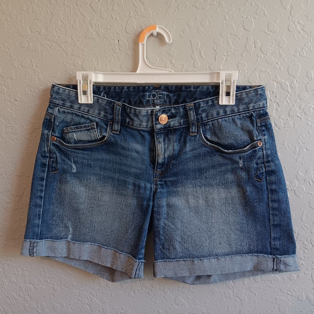 Blue jeans shorts - size 6